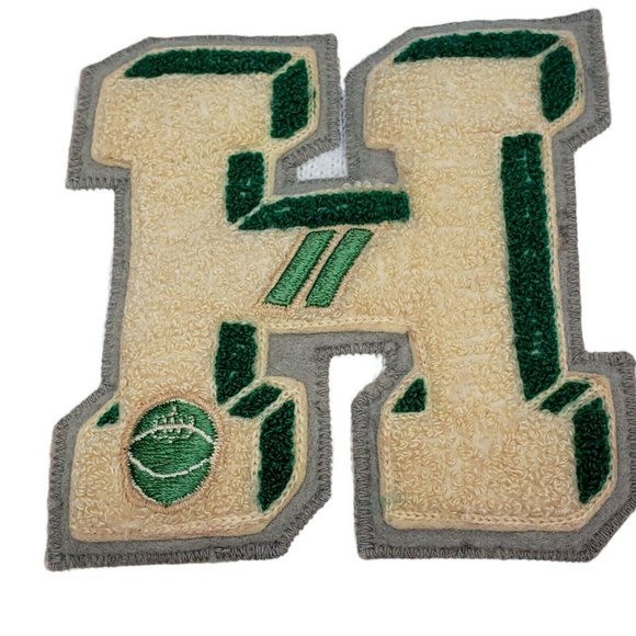 VINTAGE LETTERMAN Cardigan mid 1950s Sand Knit size 36 - Picture 6 of 8